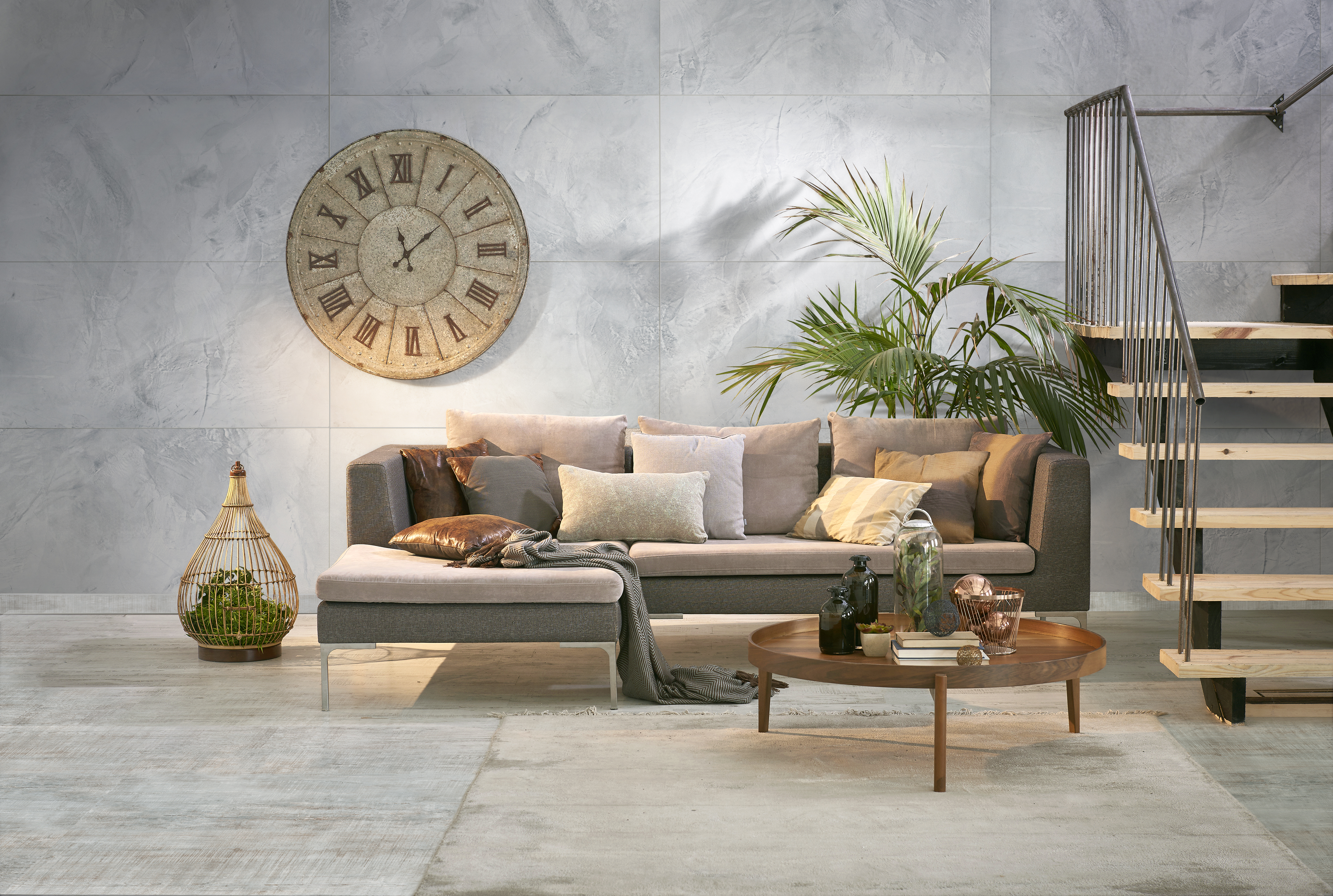 Керамогранит Идальго Jacline Light Grey MR 60x120 серый