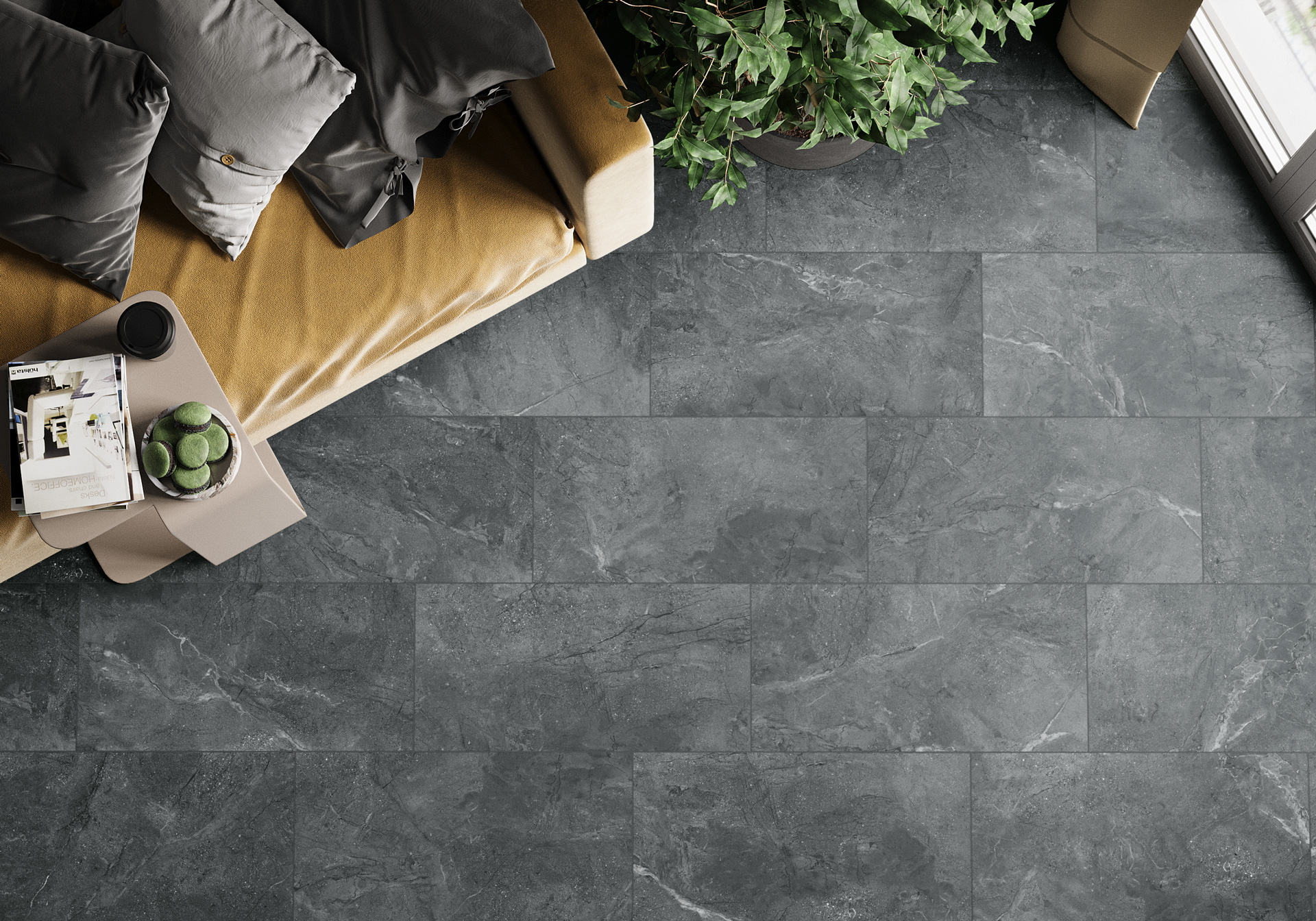 Керамогранит Artkera Group Алтай Графит GP36ALA25 серый 30x60