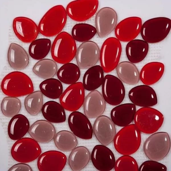 Мозаика NSmosaic LH-04 стекло красный 30.5x30.5