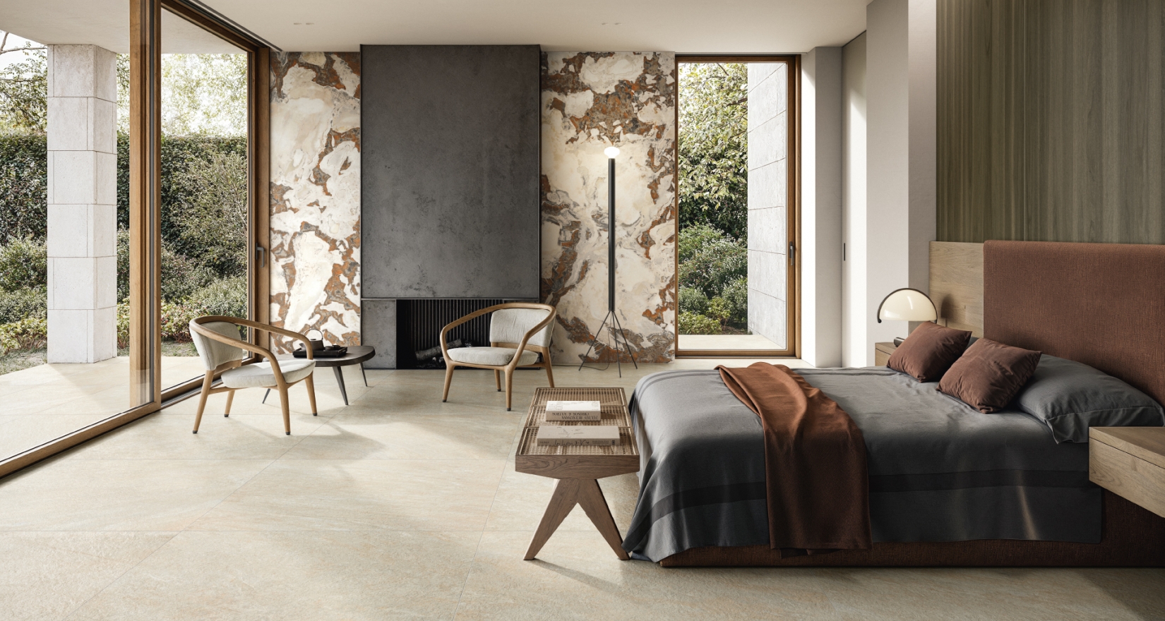 Керамогранит Италон Магма Альпи Грин 600180000072 зеленый 120x278