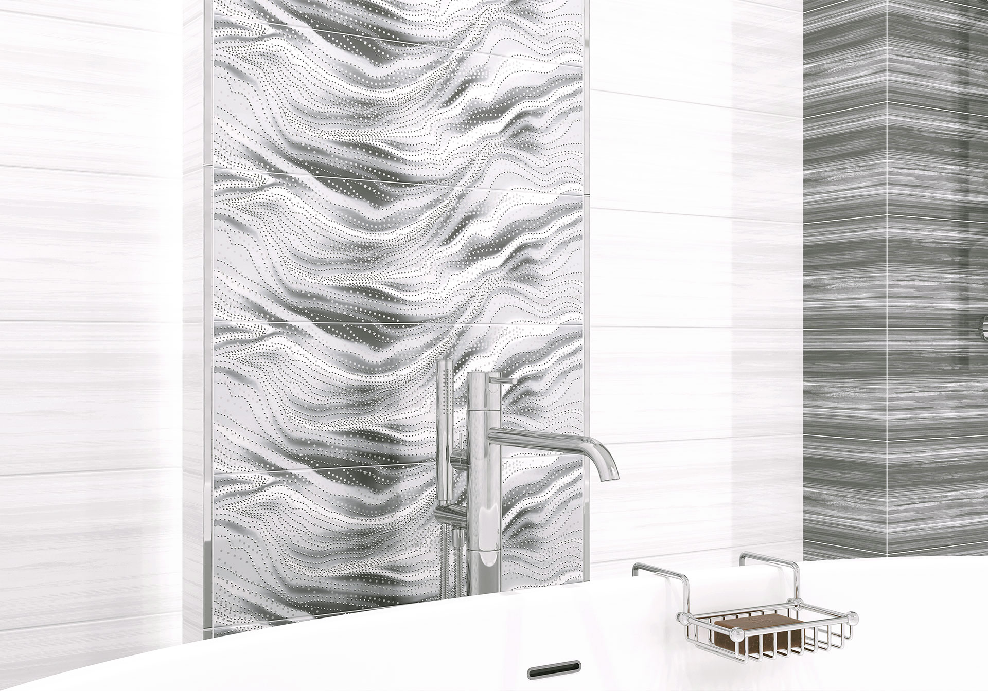 Керамическая плитка Alma Ceramica Тори TWA11TOR606 синий 20x60