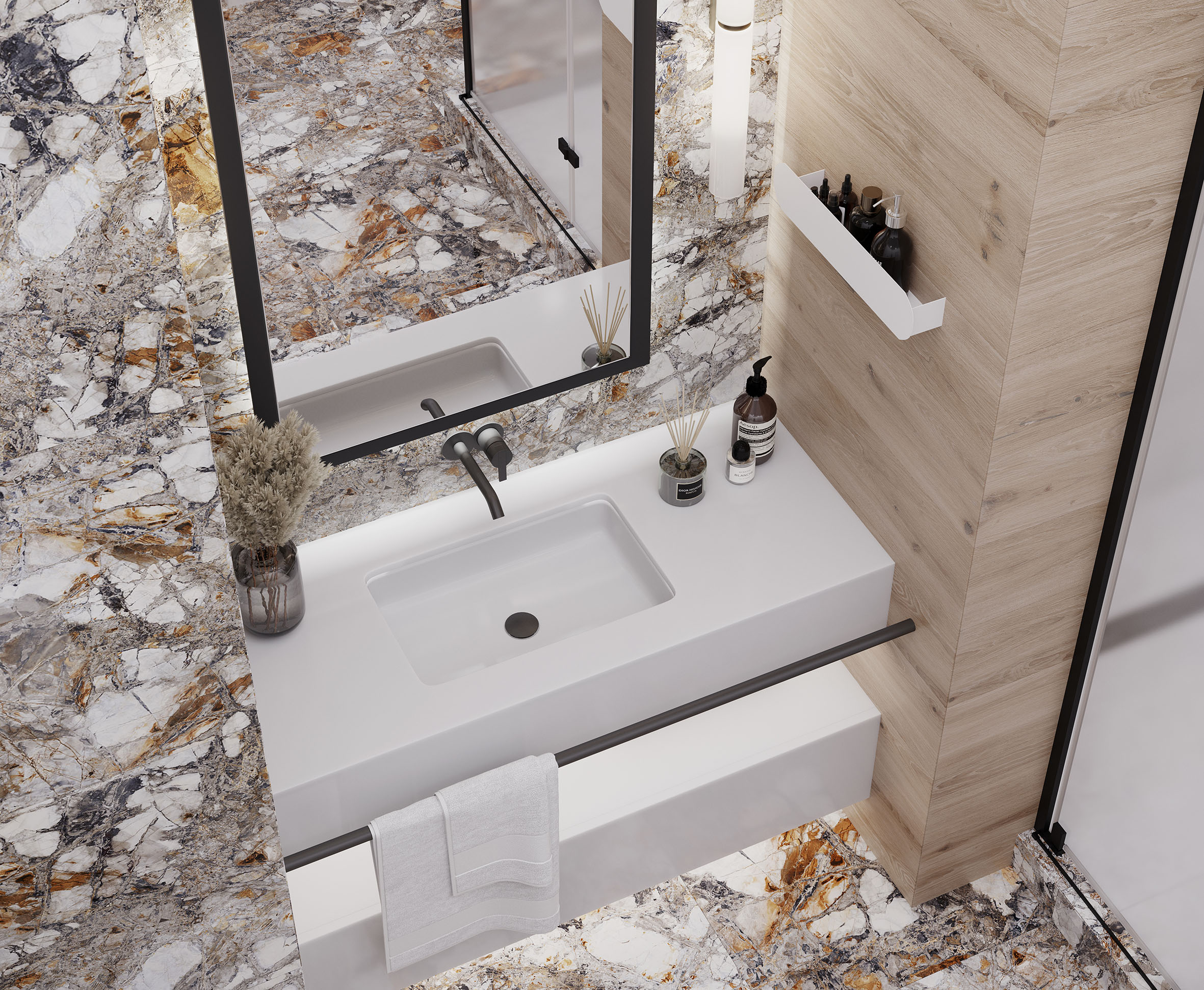 Керамогранит Laparet Maia Gray 60x60 полированный