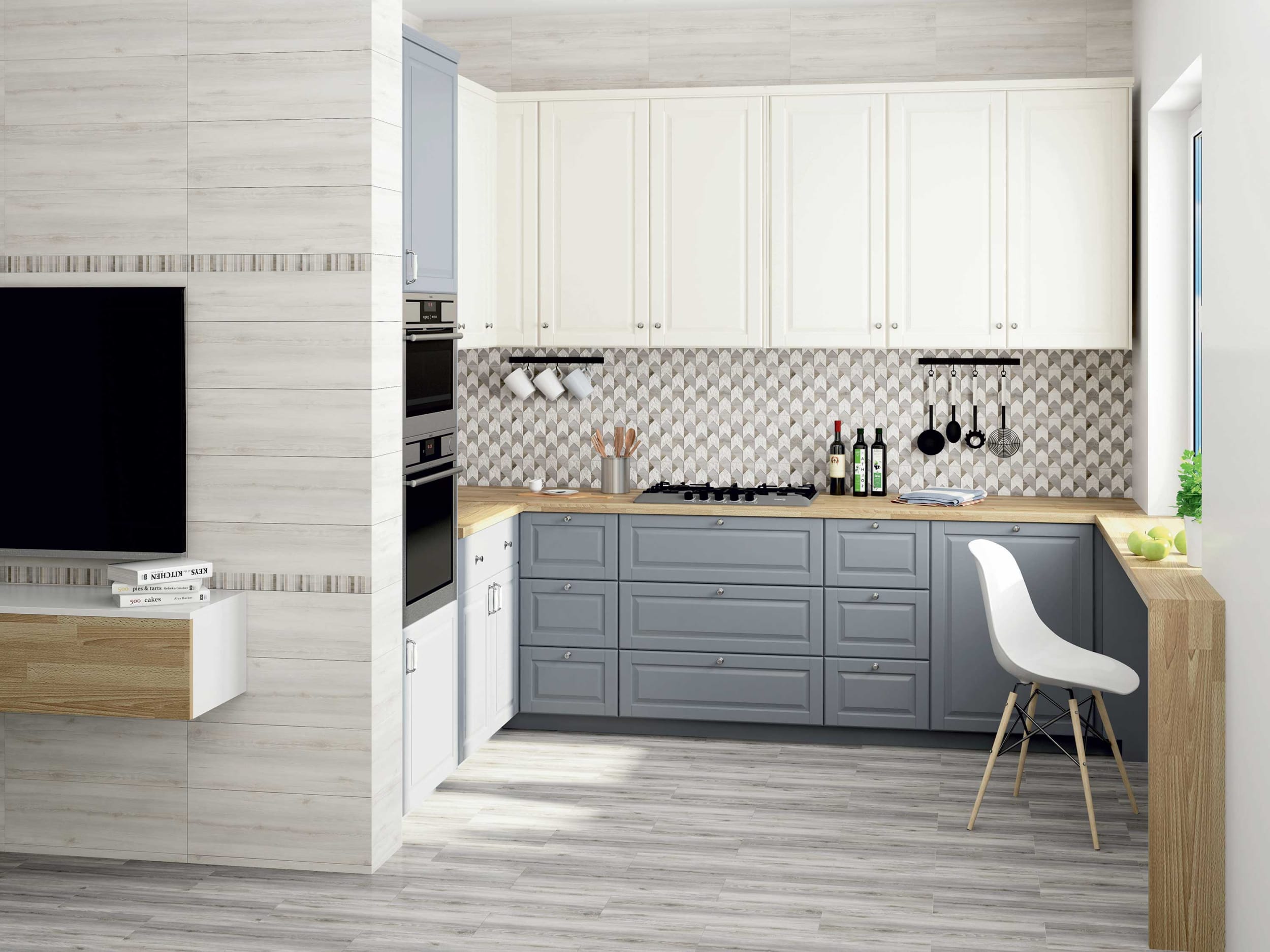 Керамогранит Lasselsberger Албервуд 6064-0190 серый 20x60