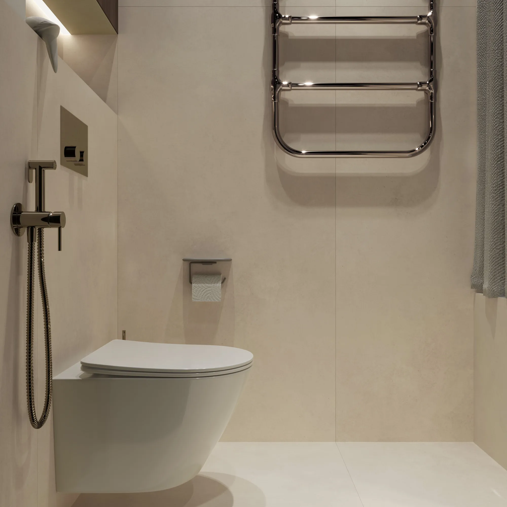 Керамогранит Креанза CZ-RT05-B Cement Silver Grey Matt Rustic 80x160 серый