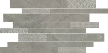 Мозаика Керама Марацци SBM010\SG458420 Ламелла серый мозаичный 25х50.2