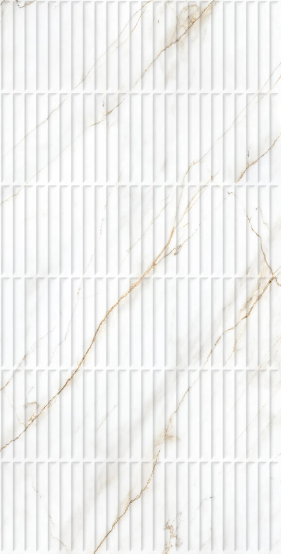 Керамогранит Креанза CP4004-D Selva Gold Decor Carving Pro Punch 60x120 белый