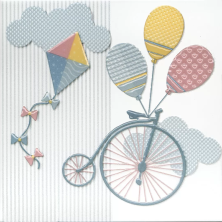 Декор Kerama Marazzi VT\A372\5009 Бон Вояж Велосипед 20x20