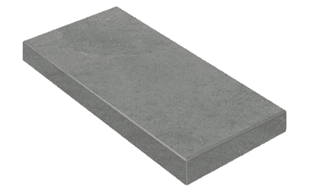 Ступень угловая правая Italon Materia Carbonio 33x60