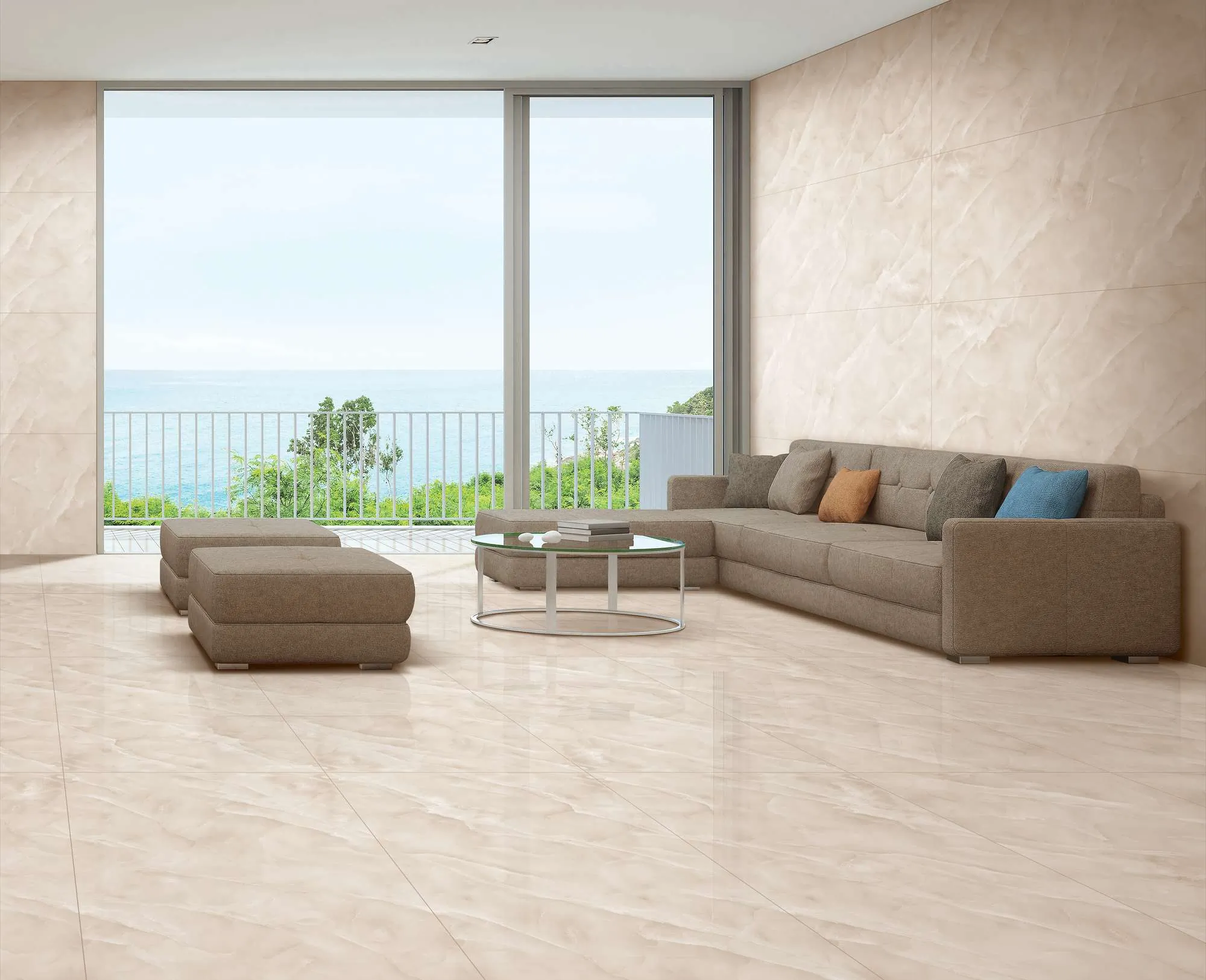 Керамогранит Аркадия Керамика RT6006-A Baikal Bianco Matt Rustic 60x60 белый