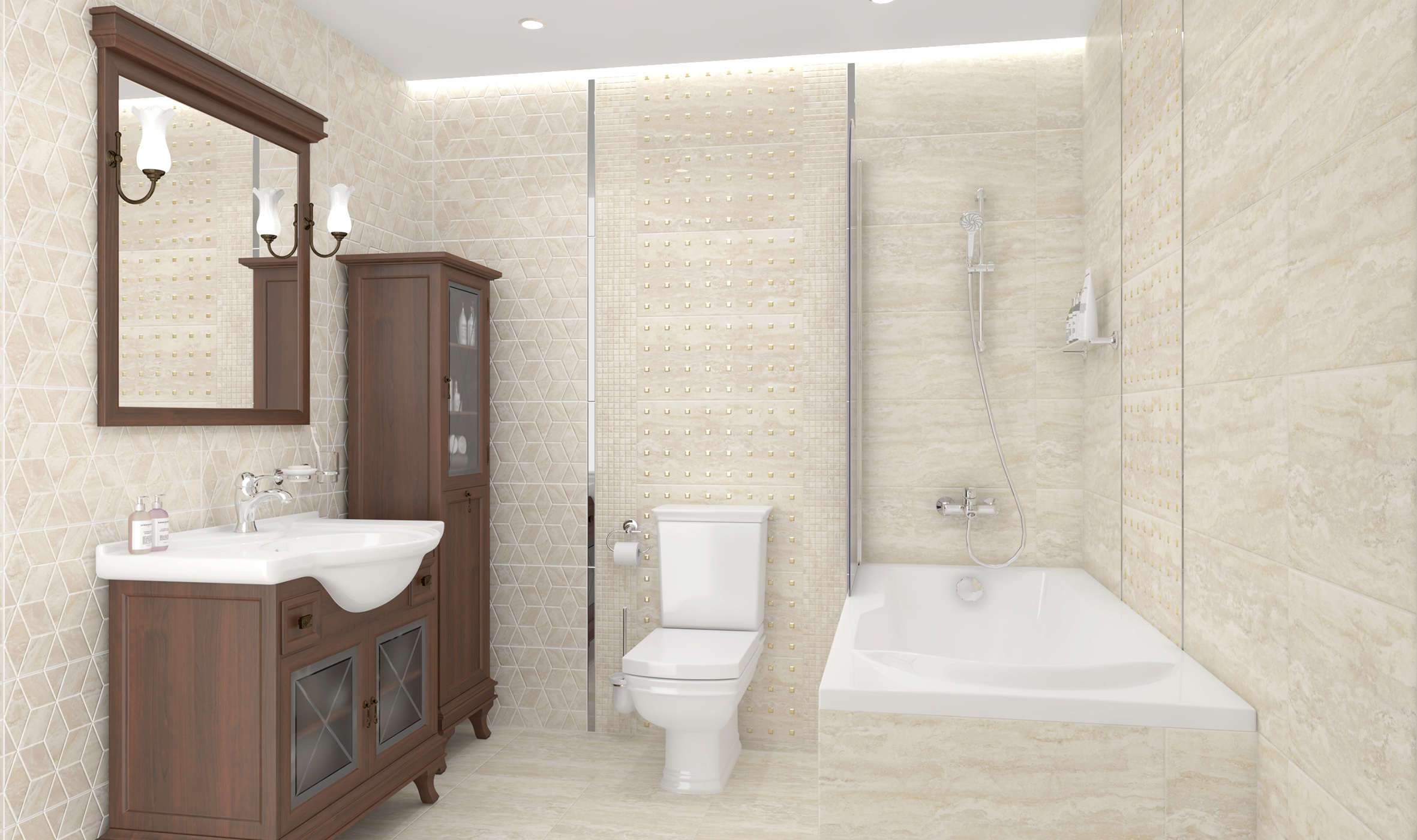 Мозаика Laparet Echo серый 30x30 матовый