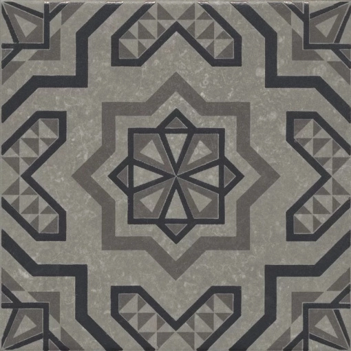 Декор Kerama Marazzi KMD3STA048GN Касабланка серый матовый 20x20