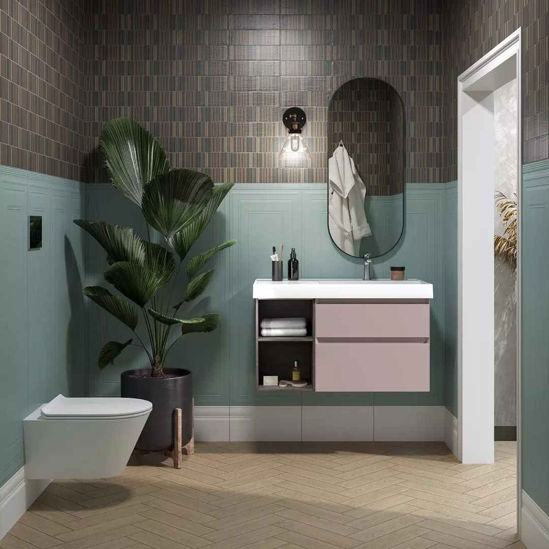 Керамогранит Kerama Marazzi SG402400N Листоне коричневый светлый 9,9x40,2