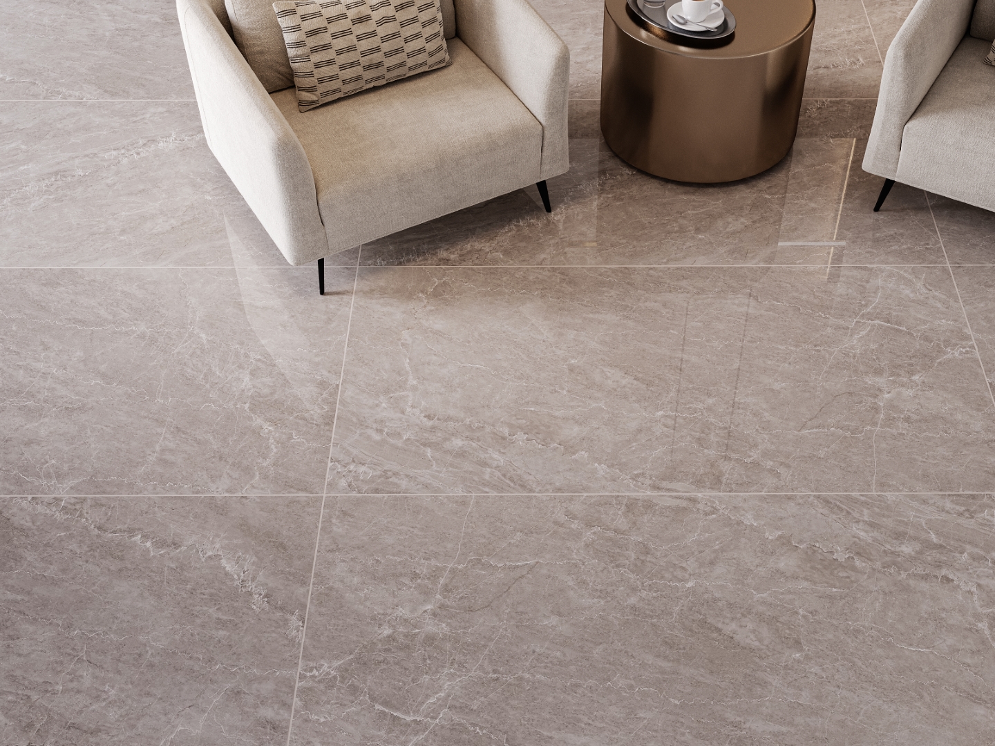 Керамогранит Onlygres MOGXL4001 Marble Brown MOGXL4001/PS_NC/80x160x9R/GW бежевый 80x160