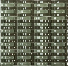 Мозаика NSmosaic S-814 стекло оливковый 31.3x31