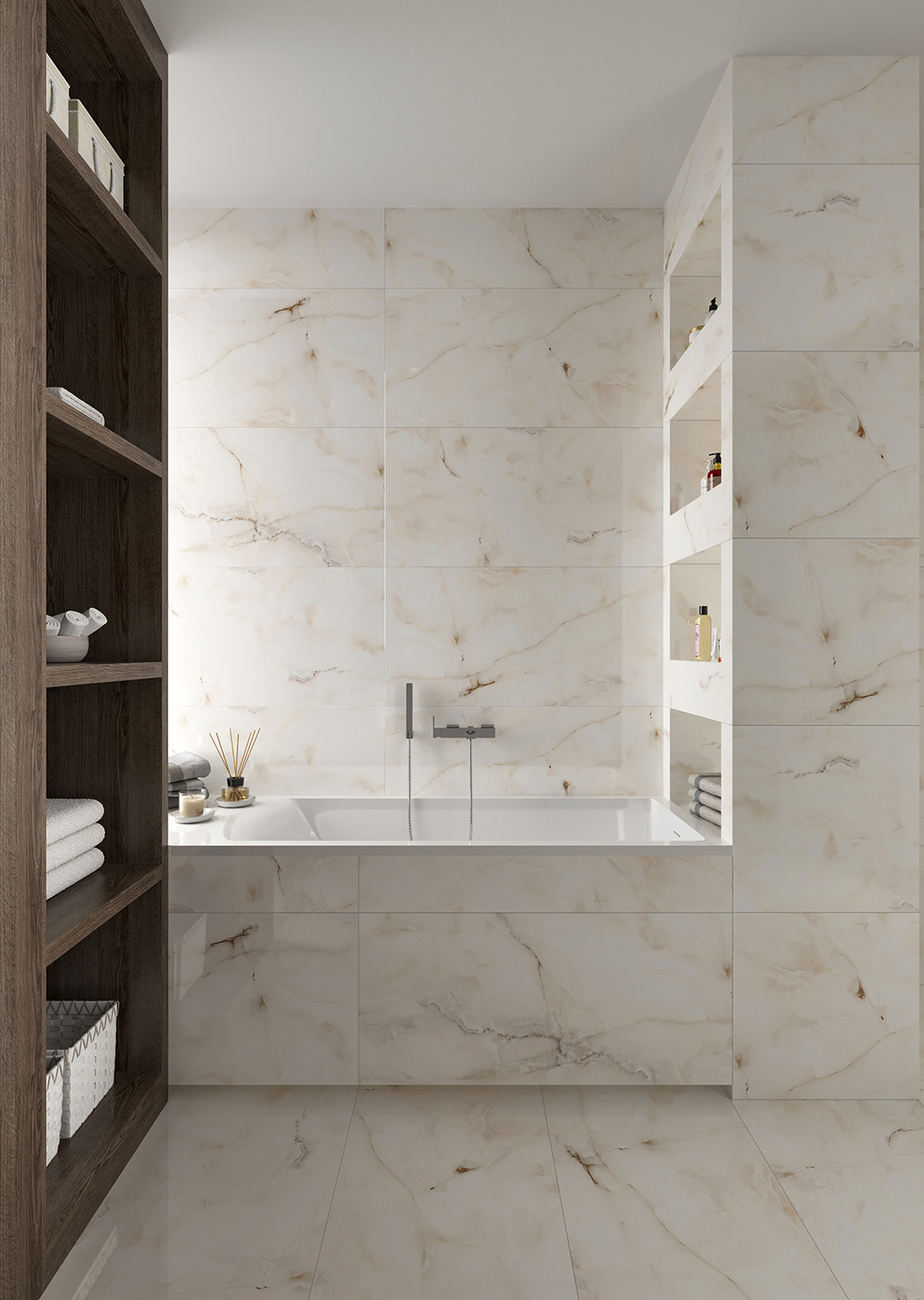 Керамогранит Старо Слим Aroma Cream 7mm Matt Carving 60x120 белый