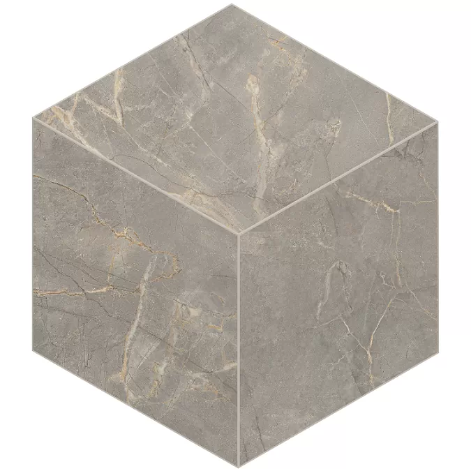 Мозаика Estima BR03 Bernini Cube Grey 25x29 серый