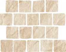 Декор Italon Materia X2 Magnesio X2 Blocks 26,3x33