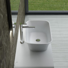 Раковина из искусственного камня NSBath NST-5836 глянцевая/матовая