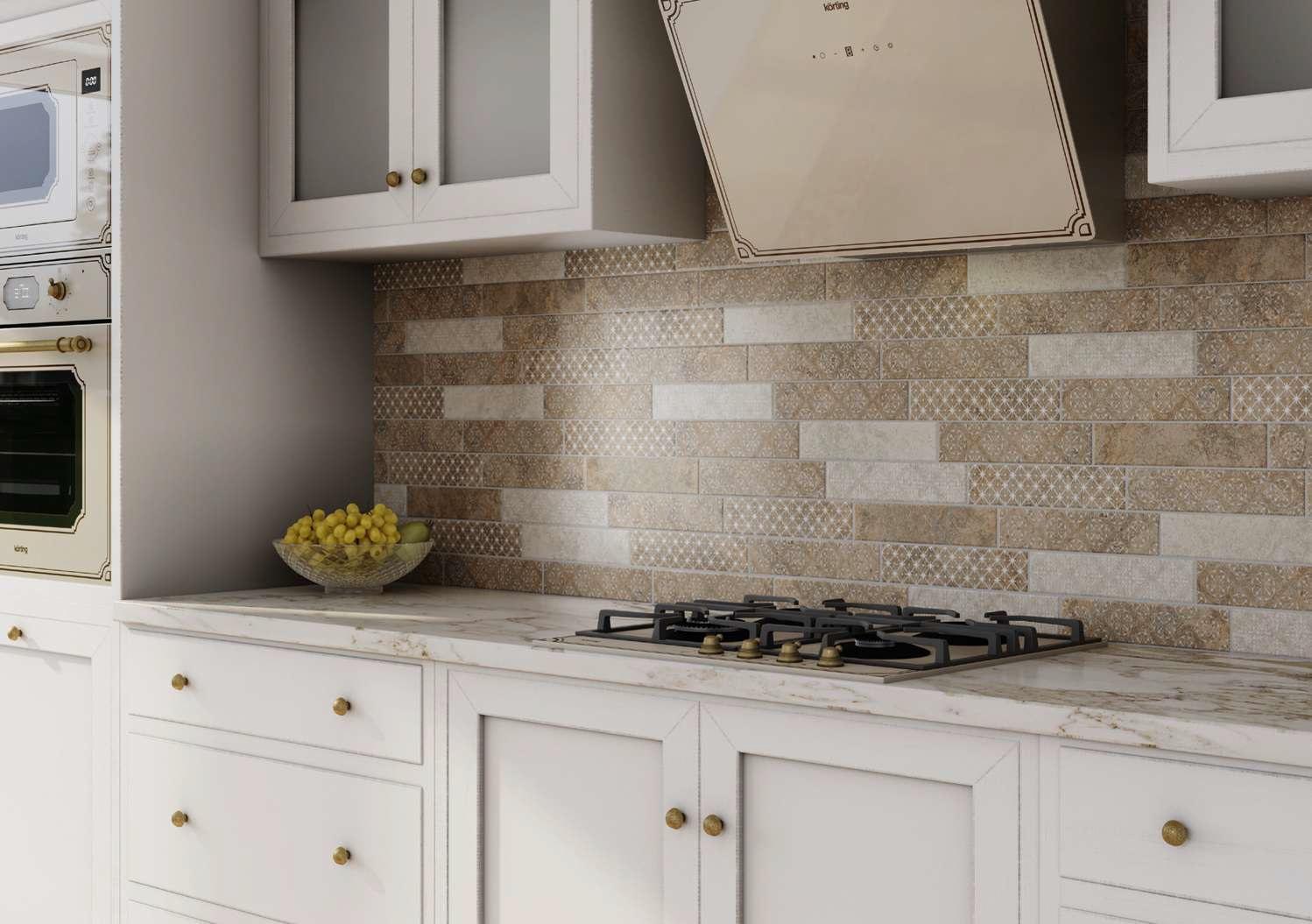 Вставка Kerama Marazzi OS\A127\1327 Декор Брюссель 1 матовая 9,8x9,8