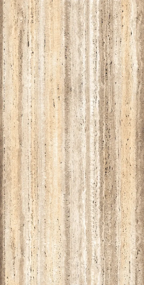 Керамогранит Креанза SH1008-G Rock Travertino Beige Shape+Glue Art 60x120 бежевый