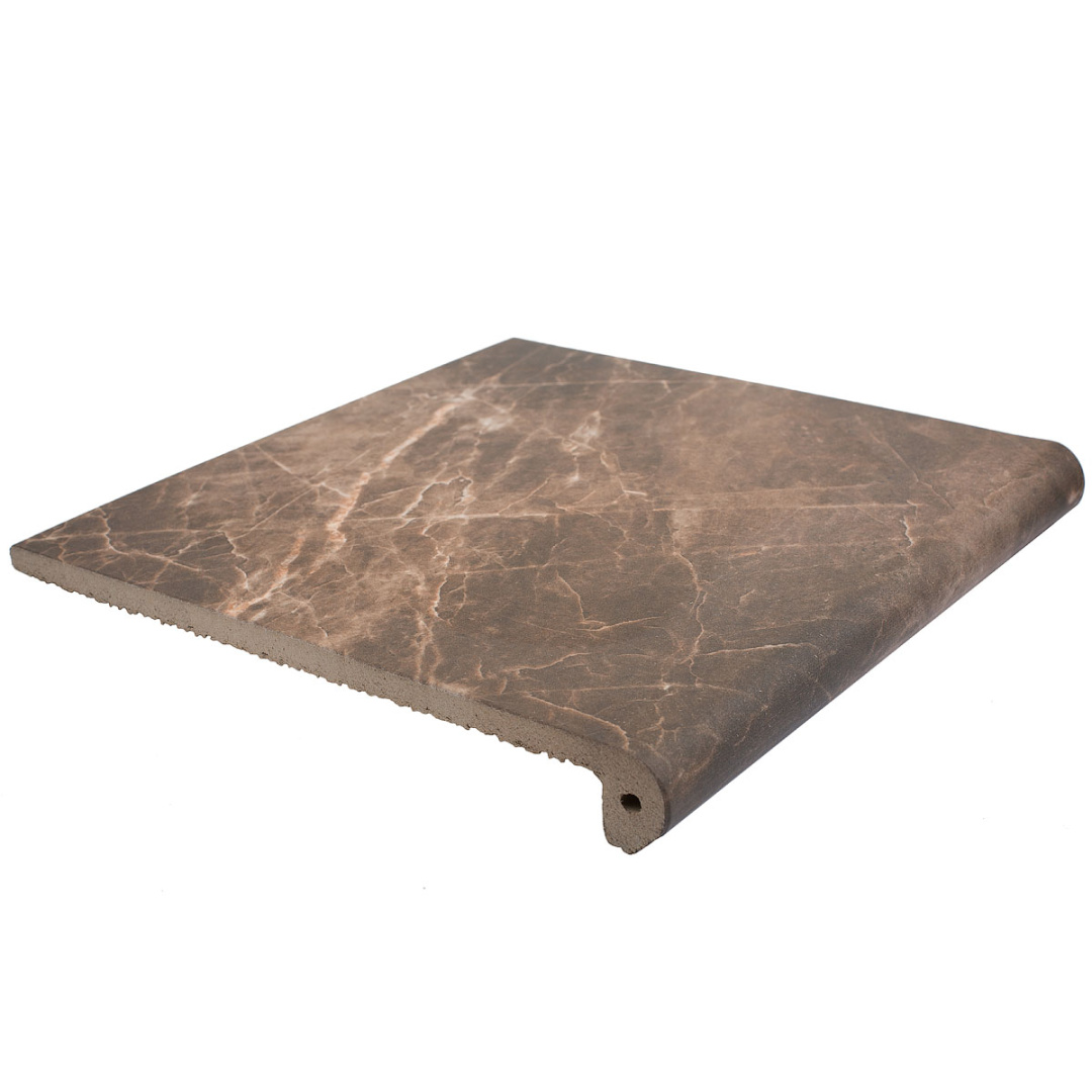 Ступень Эксагрэс Peldano Nevada Emperador 33x33 коричневый