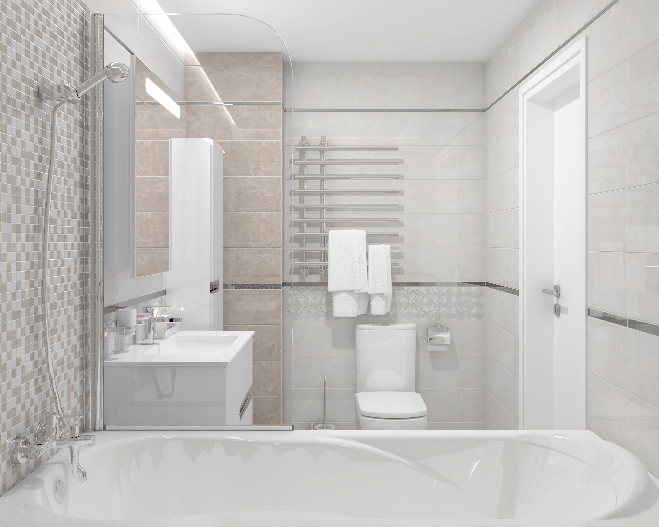 Декор (AD\B485\60012) Laparet Elektra Roma бежевый 20x60 глянцевый