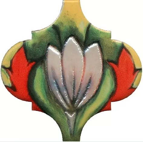 Декор Kerama Marazzi OS\A311\65000 Арабески Тоскана 10 глянцевый 6.5x6.5