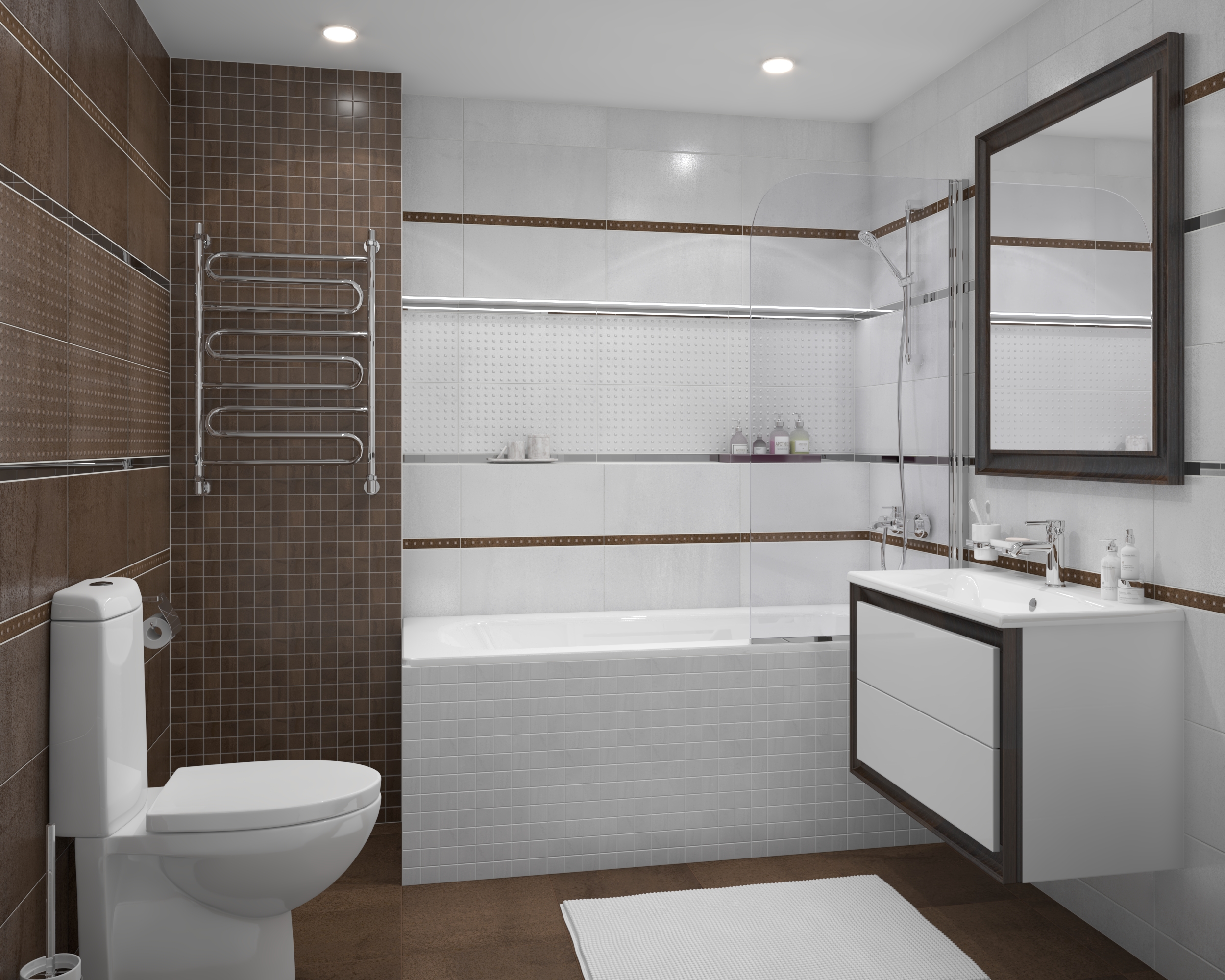 Мозаика (MM34034) Laparet Metallica мозаичный чёрный 25x25 матовый