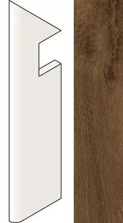 Ступень левая Heartwood Moka Battiscopa Sag.Sx AMA1 7.2x30