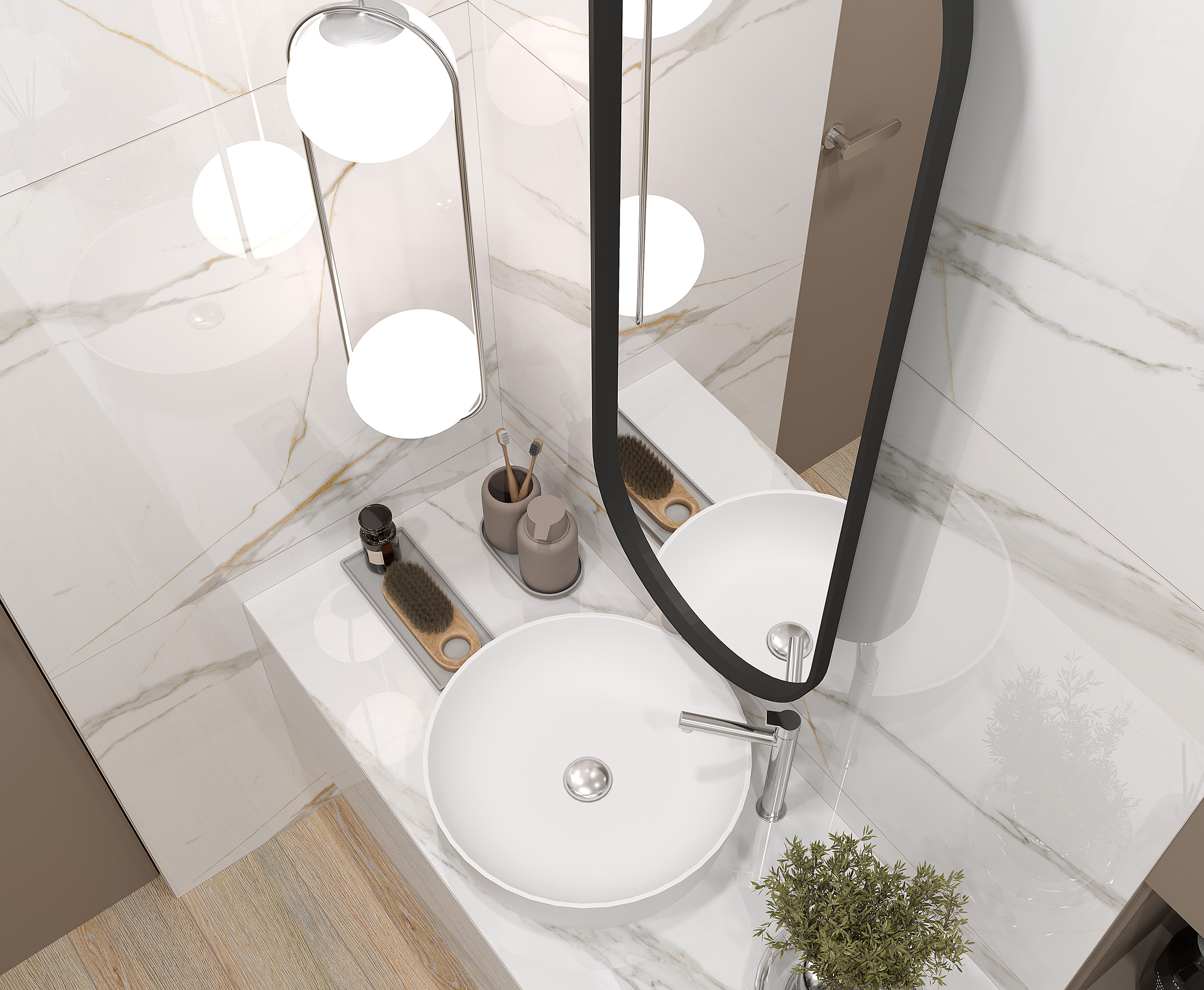 Керамогранит Laparet Nashira 80x80 сатинированный