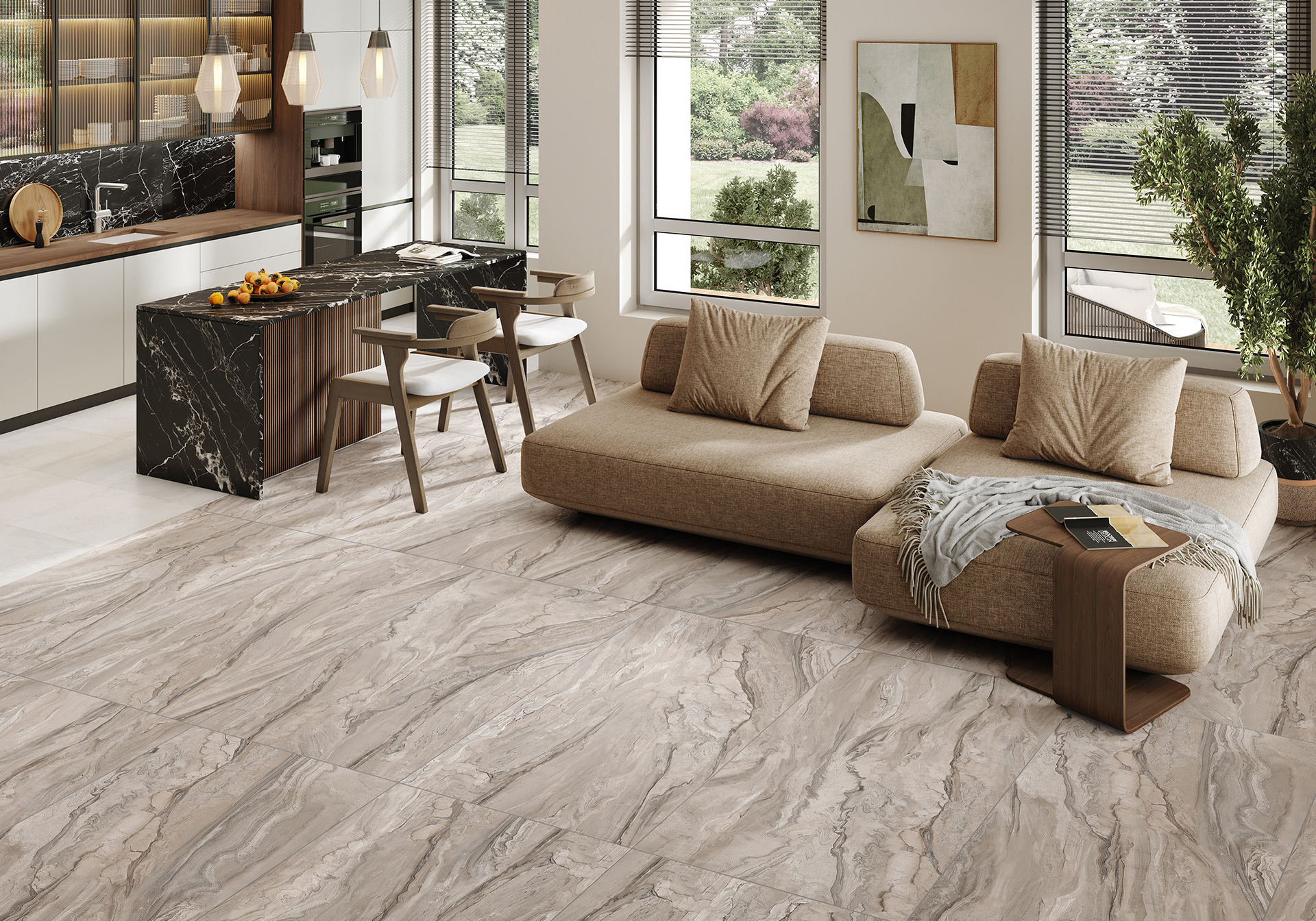 Декор Alma Ceramica Аркадия DWU09ARC007 серый 24.9x50