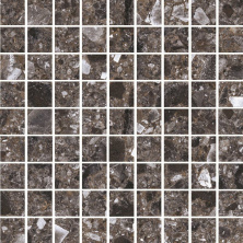 Мозаика Terrazzo Dark Grey 30x30 K-333/MR/m01/300x300x10