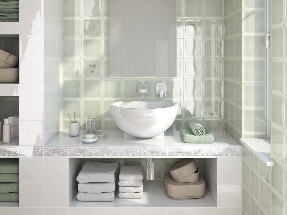 Вставка Kerama Marazzi 5255\9 Авеллино фисташковый 4,9x4,9