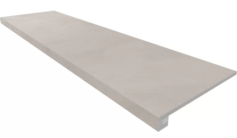 Estima Комплект GF01 Graffito Light Grey (Ступень 33x120 неполированный прямоугольный бортик без насечек + Подступенок 14,5x120)