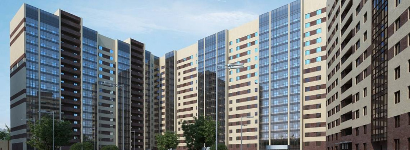 ЖК Ривьера г. Пенза ул. Мира 67. керамогранит МС622 полировка на фасад верх фото 1