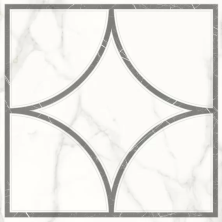 Декор Lasselsberger Каррара Нова 7346-0002 белый 45x45