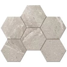 Мозаика Estima KA03 Ametis Kailas Hexagon Light Brown 25x28.5 коричневый