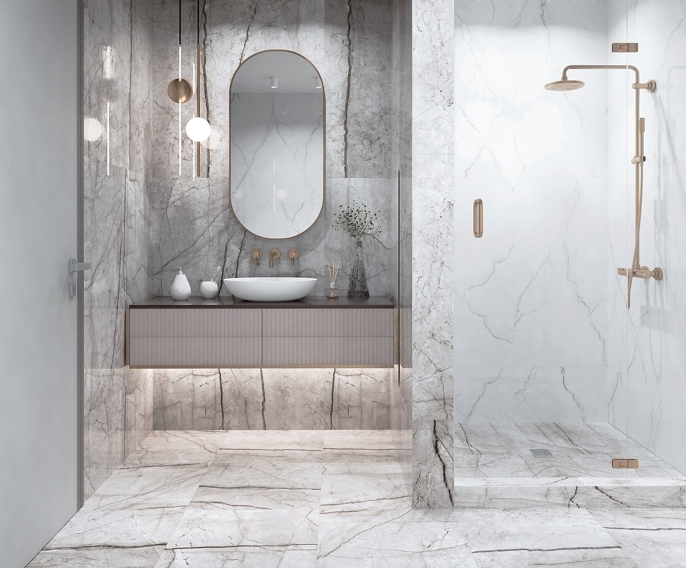 Керамогранит Laparet Obsidian Moss Gray 60x60 полированный