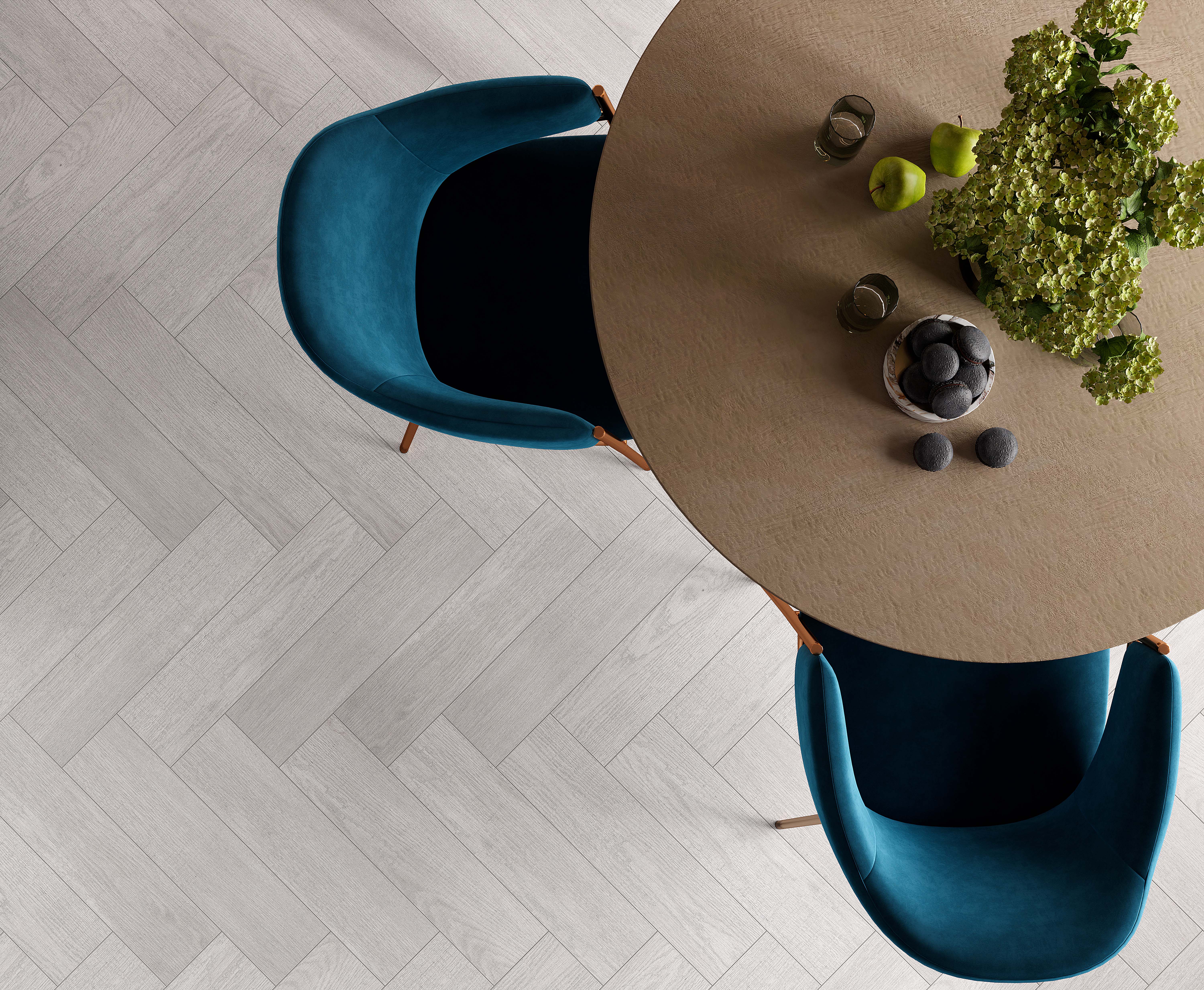 Керамогранит Laparet Augusto светло-серый 14.7x59.4 матовый