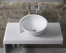 Раковина из искусственного камня NSBath NST-5045 глянцевая/матовая