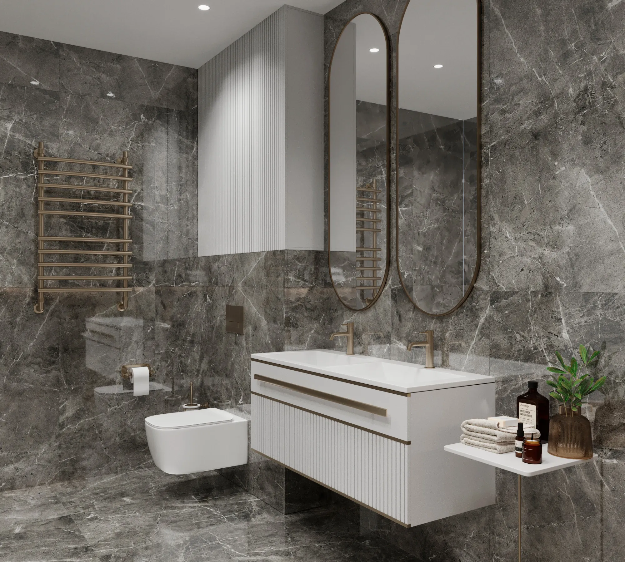 Керамогранит Аркадия Керамика RT6014-A Florencia Bianco Matt Rustic 60x60 белый