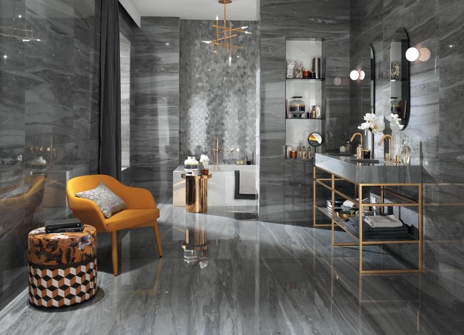 Керамогранит Atlas Concorde Marvel Dream Black Atlantis Polished 60x120 A21I