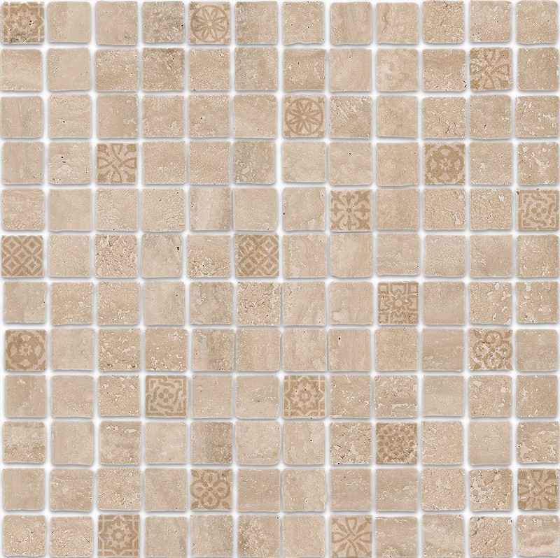 Мозаика Керама Марацци MBD004 Риальто Антика 2 мозаичный бежевый матовый 30х30