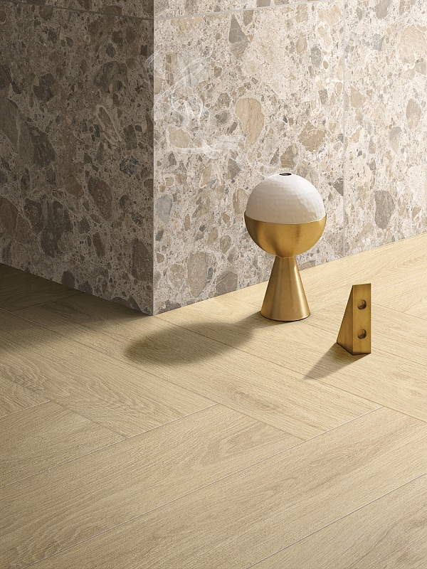 Керамогранит Vitra RoyalWood Кремовый 20x80 матовый