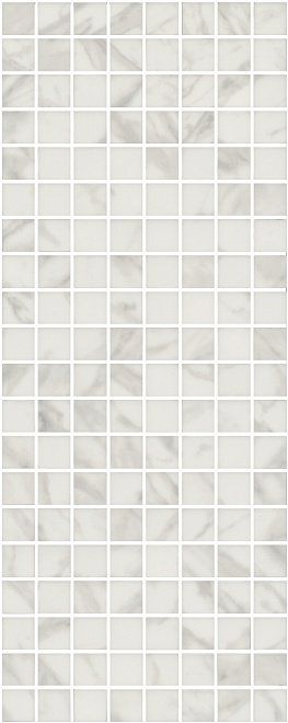 Декор Kerama Marazzi MM7203 Алькала белый мозаичный 20x50