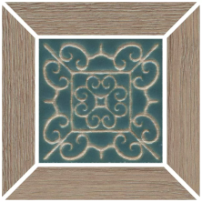 Вставка Kerama Marazzi ID158 Тровазо наборный бежевый темный матовый 13x13