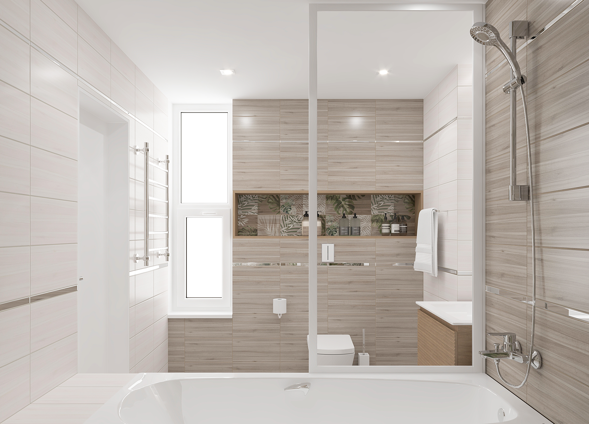 Керамическая плитка (08-00-11-2453) Laparet Organic бежевый 20x40 матовый