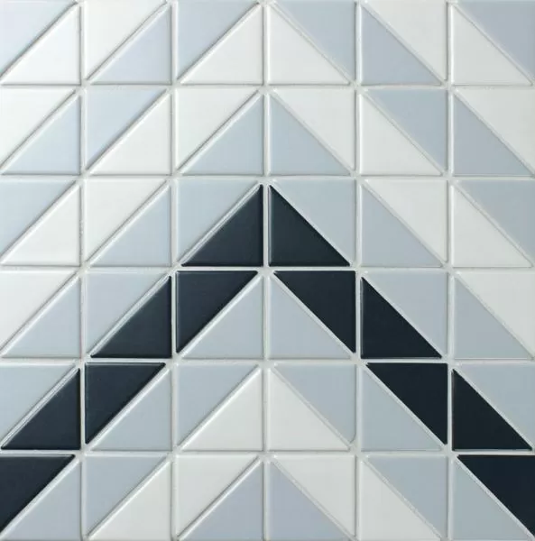 Мозаика СтарМозаик Wave Blue 25.9x25.9 голубой