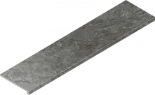 Ступень Италон Магма Графит угловая правая 620070003019 серый 33x120