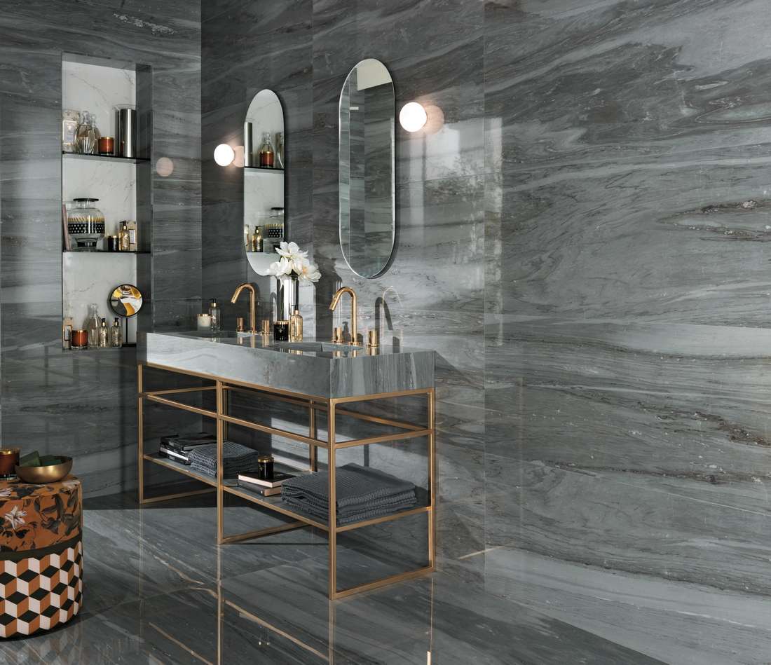 Керамогранит Atlas Concorde Marvel Dream Black Atlantis Polished 60x120 A21I